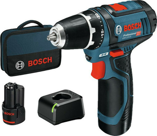 xlarge_20220105085720_bosch_gsr_12v_15_drapanokatsavido_mpatarias_12v_2x2ah.jpeg Bosch GSR 12V-15 Promo Pack Cordless Drill Driver - Image 1