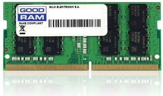 xlarge_20220111124511_goodram_8gb_ddr4_ram_me_sychnotita_2400mhz_gia_laptop_gr2400s464l17s_8g.jpeg Goodram GR2400S464L17S/8G memory module 8 GB DDR4 2400 MHz - Image 1