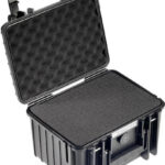 B&W Outdoor Case Type 2000 black with pre-cut foam insert