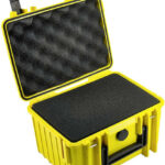B&W Outdoor Case Type 2000 yellow with foam insert