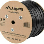 Lanberg LCU6-21CU-0305-BK networking cable Black 305 m Cat6 U/UTP (UTP) outdoor