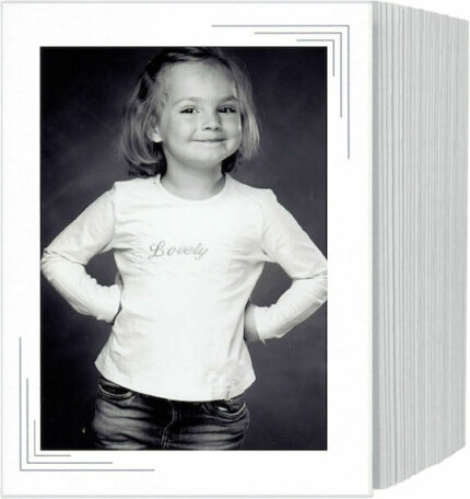1x125 Daiber Endless Leporellos 13x18 Chromolux white      20113