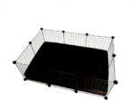 C&C Modular cage 3x2 110x75 cm guinea pig  hedgehog  black