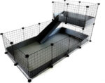 C&C Modular cage 4x2 + Loft 2x1+ grey ramp