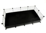C&C Modular cage 4x2 145 x 75 cm black