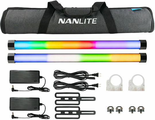 xlarge_20220527130617_nanlite_pavo_tube_ii_15x_2_pack_3850.jpeg Nanlite Pavo Tube II 15X 2Kit Colour effect lights - Image 1