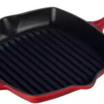 Le Creuset Grill Pan Cast Iron Square 26 cm cerise