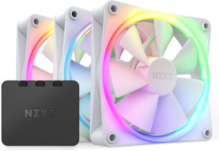 NZXT Cooler F Series F120 RGB Triple Pack White (RF-R12TF-W1) (RFR12TFW1)