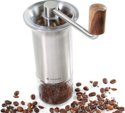 Zassenhaus Coffee Mill BARISTA Stainless Steel / Glass