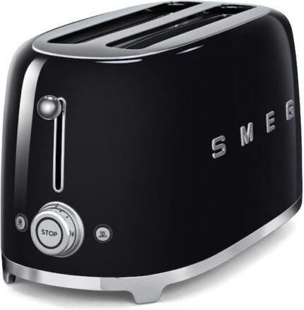 SMEG Toaster (TSF02BLEU) black Schwarz
