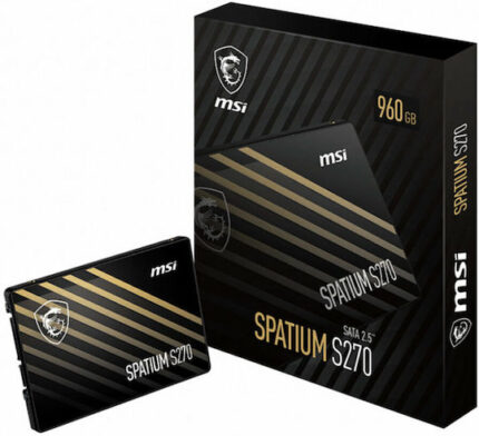 MSI SPATIUM S270 SATA 2.5 240GB internal solid state drive 2.5  Serial ATA III 3D NAND