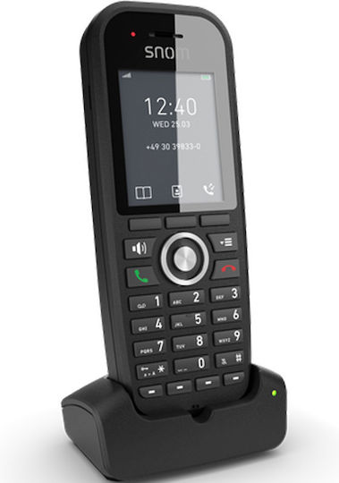 xlarge_20230119134605_snom_dect_m30_asyrmato_tilefono_ip_mayro.jpeg Snom Dect M30 Cordless IP Phone Black - Image 1