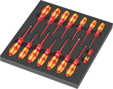 Wera 9711 VDE Screwdriver Set 1 Foam Inlay