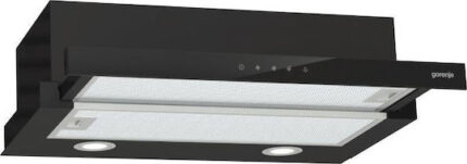Gorenje TH64E4BG       black flat screen cooker hood, 60cm