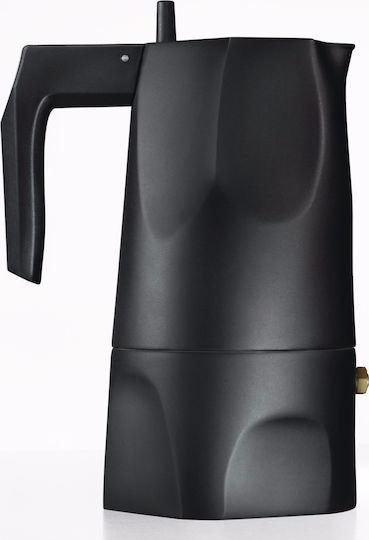 xlarge_20230621175342_alessi_mt18_3_b_mpriki_espresso_3cups_mayro.jpeg Alessi Espresso Coffee Maker Moka MT18/3 B black - Image 1