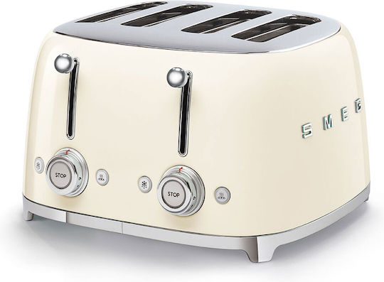 xlarge_20230717105443_smeg_tsf03creu_fryganiera_4_theseon_2000w_mpez.jpeg SMEG Toaster (TSF03CREU) creme - Image 1