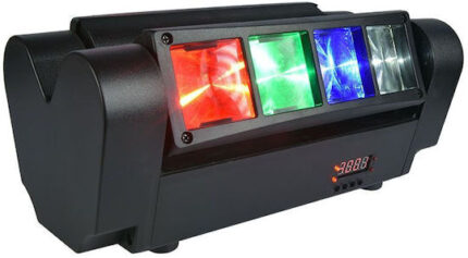 LIGHT4ME Spider MKII Turbo - 8x3W RGBW LED effect