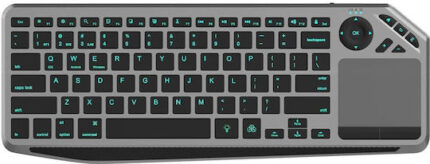 Techly ICTB9801TB keyboard Universal RF Wireless + Bluetooth QWERTY US English Black