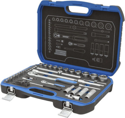 GEDORE Socket Set 1/4  + 1/2 69-pieces