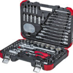 GEDORE red Socket Set 1/4  + 1/2   92-pieces