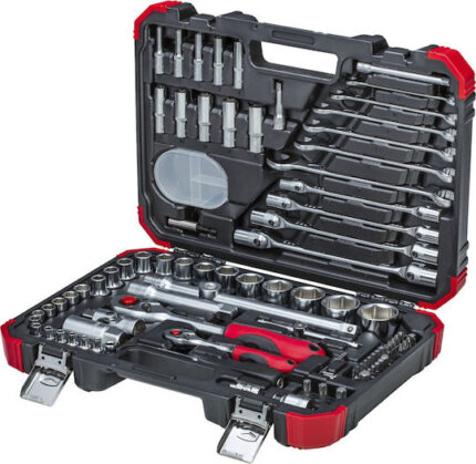 GEDORE red Socket Set 1/4  + 1/2   92-pieces