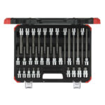 GEDORE red Screwdriver Bit Sockets 1/2  hex 30-pieces