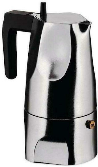 xlarge_20230915105628_alessi_mt18_3_mpriki_espresso_3cups_asimi.jpeg Alessi Espresso Coffee Maker Moka DC06/1 - Image 1