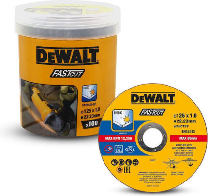 DeWalt DT20540-QZ Stainless St. Cutting Discs, 125mm