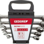 GEDORE red Combination Ratchet open-end Spanner Set  5-pieces