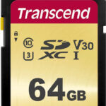 Transcend SDXC 500S         64GB Class 10 UHS-I U3 V30