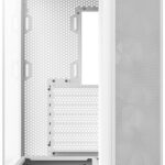 NZXT H6 Flow RGB Gaming Midi Tower Computer Case with Side Window White