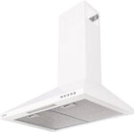 Okap kominowy MAAN Vela 2 60 cm | LED | filtry aluminiowe | biały