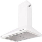 Okap kominowy MAAN Vela 2 60 cm | LED | filtry aluminiowe | biały