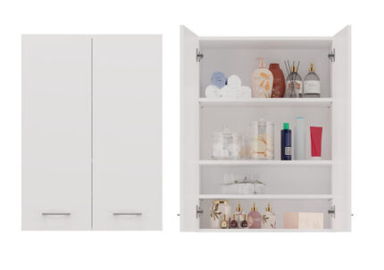 Topeshop POLA MINI DD BIEL bathroom storage cabinet White