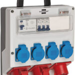 Brennenstuhl wall-mounted 16A power distributor