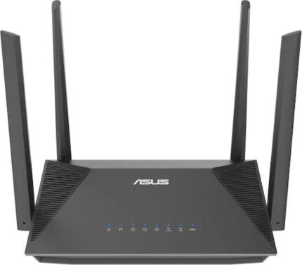 ASUS RT-AX52 AX1800 AiMesh wireless router Gigabit Ethernet Dual-band (2.4 GHz / 5 GHz) Black