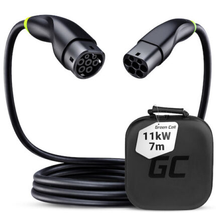 Green Cell EVKABGC02 electric vehicle charging cable Black Type 2 3 7 m