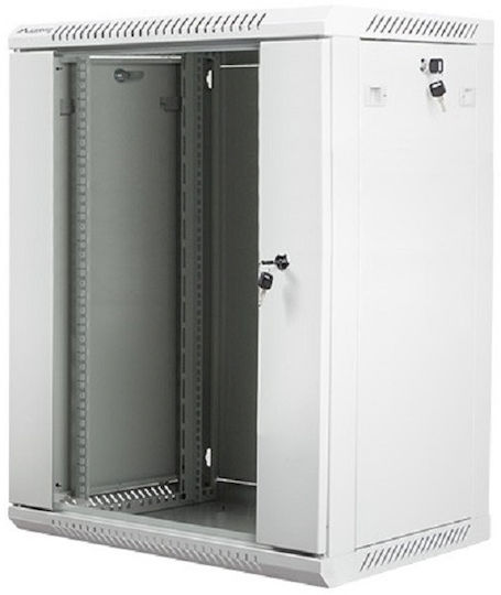 xlarge_20240201165349_lanberg_epitoichia_kampina_rack_xcm_wf01_6415_10s.jpeg Lanberg Wall Mounted Rack Cabinet 15U 60x45x60cm Gray WF01-6415-10S - Image 1