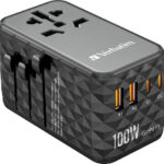 Verbatim GaN III Uni.Travel Adap 100W Welt-zu-Welt UTA-06   32121