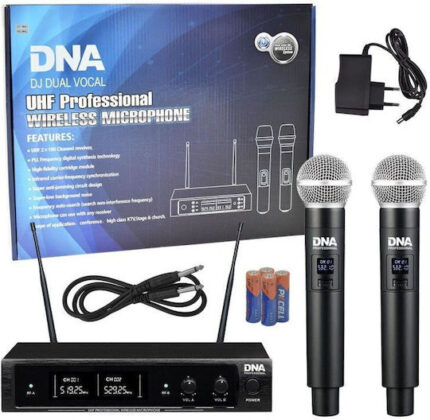 DNA DJ DUAL VOCAL - wireless vocal microphone