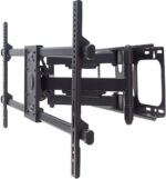 Manhattan TV & Monitor Mount  Wall  Full Motion  1 screen  Screen Sizes: 37-75   Black  VESA 200x200 to 800x400mm  Max 75kg  LFD  Tilt & Swivel with 3 Pivots  Lifetime Warranty