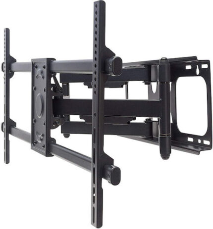 Manhattan TV & Monitor Mount  Wall  Full Motion  1 screen  Screen Sizes: 37-75   Black  VESA 200x200 to 800x400mm  Max 75kg  LFD  Tilt & Swivel with 3 Pivots  Lifetime Warranty