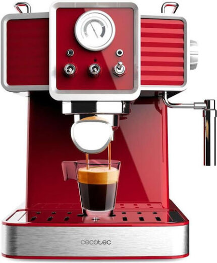 CECOTEC Power Espresso 20 Tradizionale Light Red