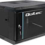 Qoltec Επιτοίχια Καμπίνα Rack 6U Μαύρο 54465