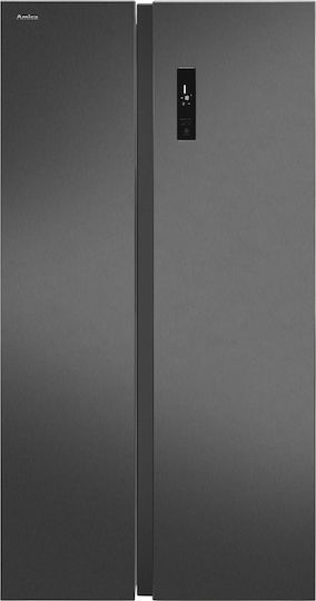 xlarge_20240502145844_amica_fy5119_3dfbx_psygeio_ntoulapa_total_nofrost_y177xp91_2xv70_4ek_inox.jpeg Amica Side-by-Side Refrigerator 562lt Total NoFrost H177xW91.2xD70.4cm Inox FY5119.3DFBX - Image 1