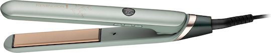 xlarge_20240508132700_remington_s5860_presa_mallion_me_keramikes_plakes_ionic.jpeg Remington S 5860 Botanicals Hair Straightener metallic green - Image 1