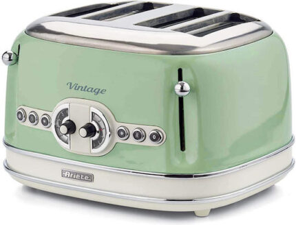 Ariete Vintage 4-Schlitz-Toaster grün