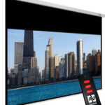 Avtek Electric Projection Screen for Projector Ceiling Mount with Aspect Ratio 16:9 200x200cm / 86"