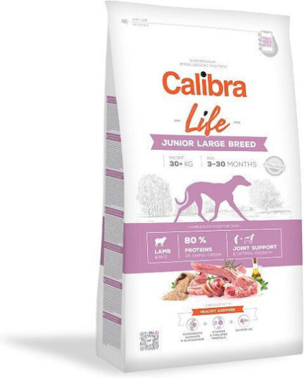 CALIBRA Life Junior Large breed Lamb - dry dog food - 12kg