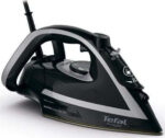 Tefal Puregliss FV8062E0 iron Dry & Steam iron Durilium AirGlide Autoclean soleplate 3000 W Black  Grey